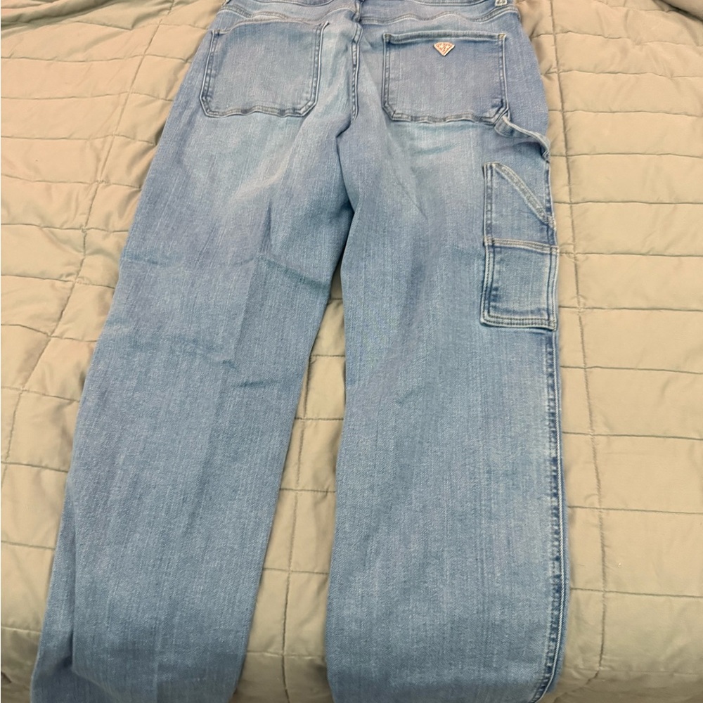 Guess Light Blue Straight Leg Jeans - Picture 2 of 7